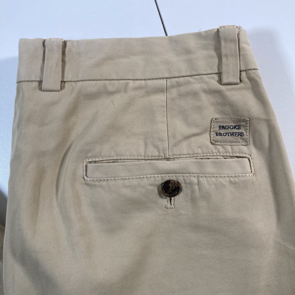 Brooks Brothers Clark Chino Pants 33x31 Mustard Yellow Casual (Tag 32x32)